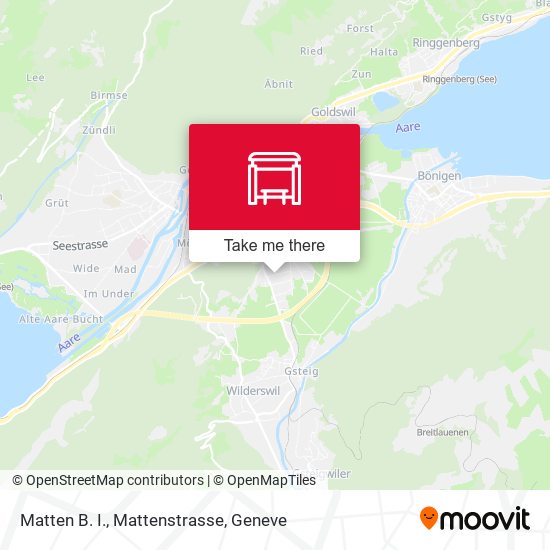 Matten B. I., Mattenstrasse map