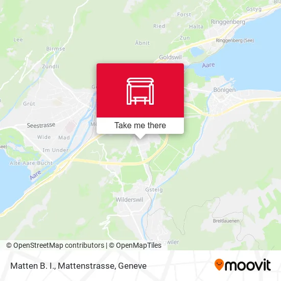 Matten B. I., Mattenstrasse map