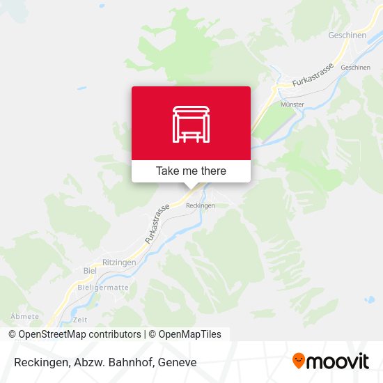 Reckingen, Abzw. Bahnhof map