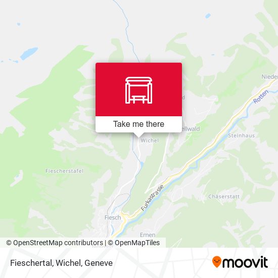 Fieschertal, Wichel map