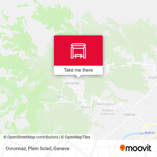 Ovronnaz, Plein Soleil map