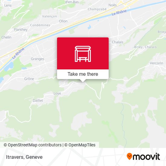 Itravers map