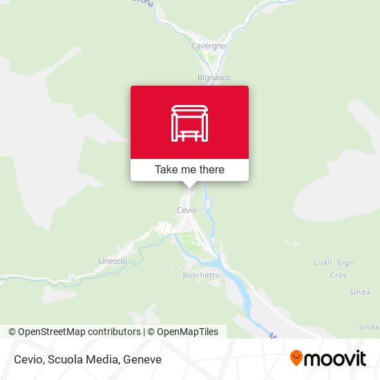 Cevio, Scuola Media map