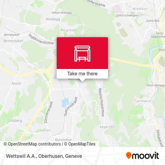Wettswil A.A., Oberhusen plan