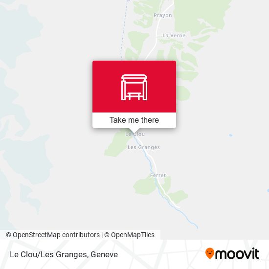 Le Clou/Les Granges map