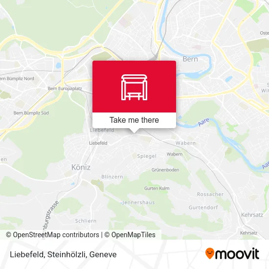 Liebefeld, Steinhölzli map