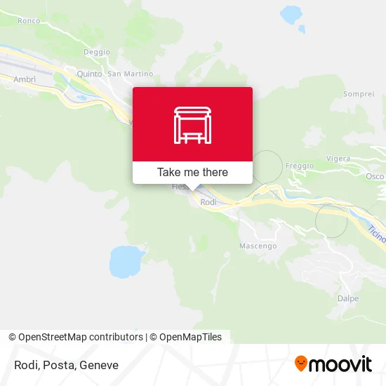 Rodi, Posta map