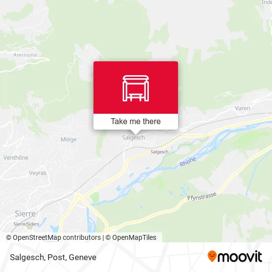 Salgesch, Post map
