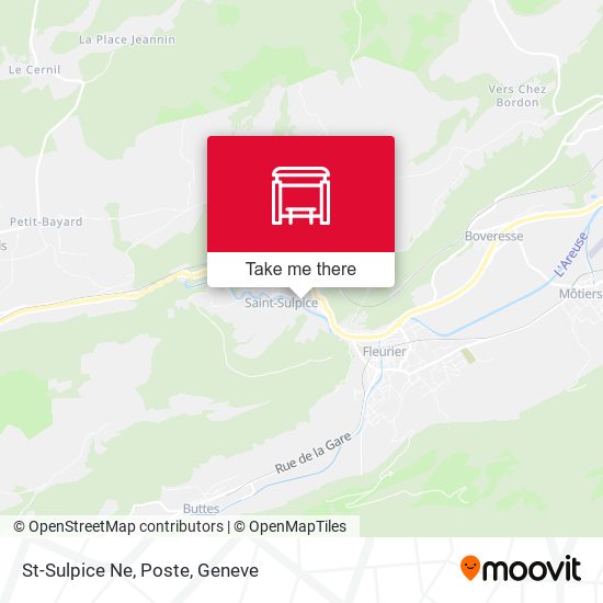 St-Sulpice Ne, Poste map