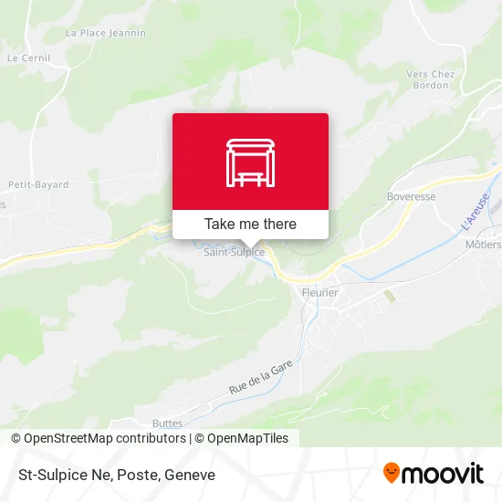 St-Sulpice Ne, Poste map