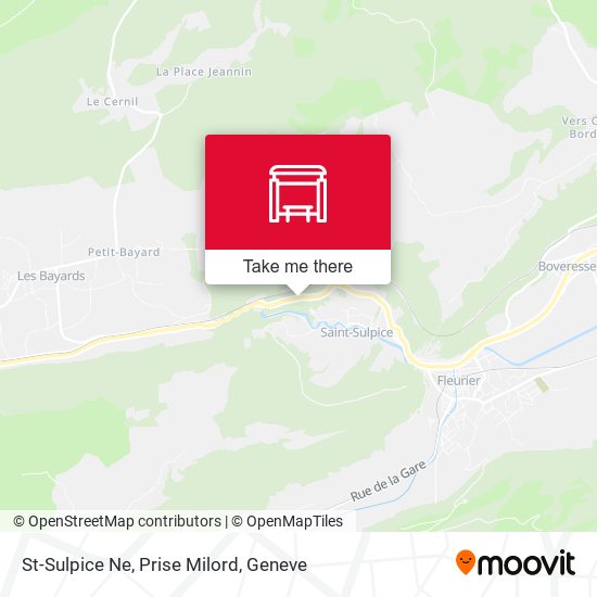 St-Sulpice Ne, Prise Milord map