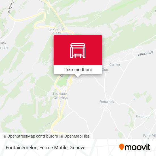 Fontainemelon, Ferme Matile map