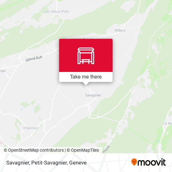 Savagnier, Petit-Savagnier map