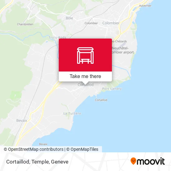Cortaillod, Temple map