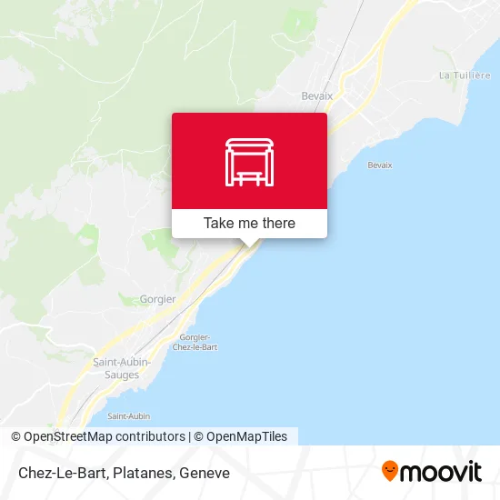 Chez-Le-Bart, Platanes map