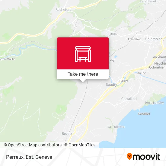 Perreux, Est map