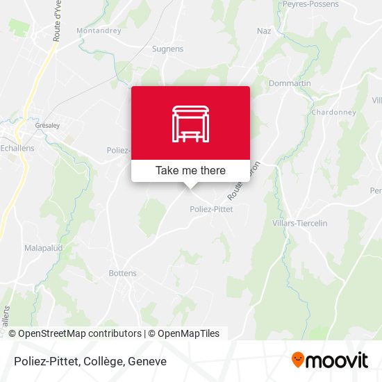 Poliez-Pittet, Collège map