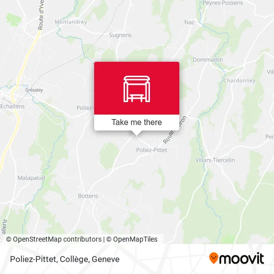 Poliez-Pittet, Collège map