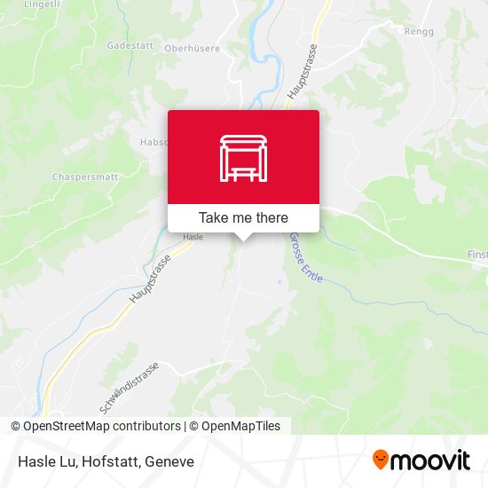 Hasle Lu, Hofstatt map