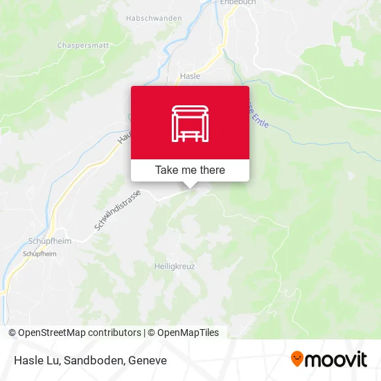 Hasle Lu, Sandboden map