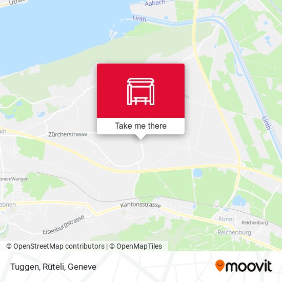 Tuggen, Rüteli map