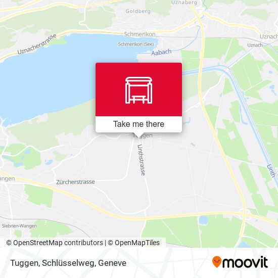 Tuggen, Schlüsselweg map