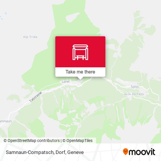 Samnaun-Compatsch, Dorf map