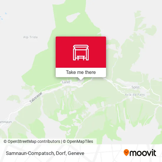 Samnaun-Compatsch, Dorf map