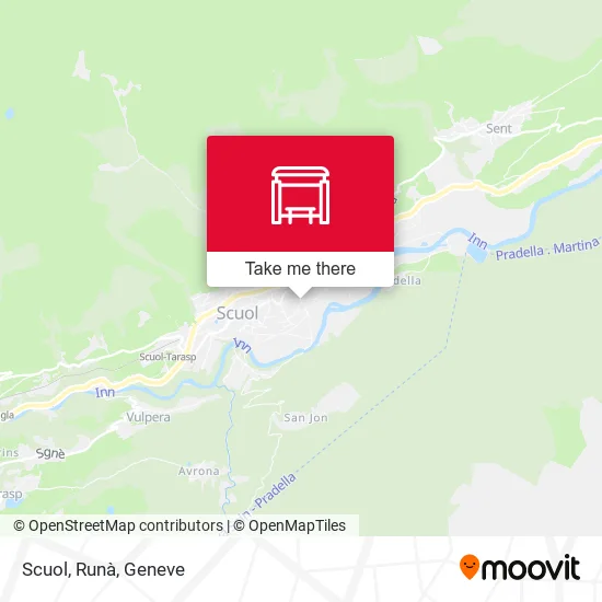 Scuol, Runà map