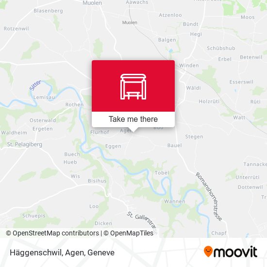 Häggenschwil, Agen map