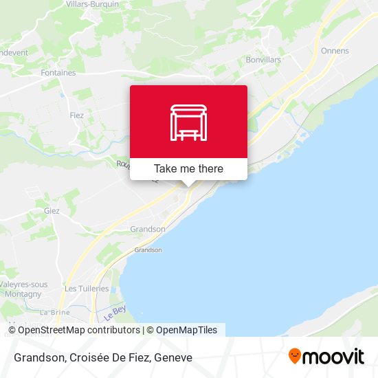 Grandson, Croisée De Fiez map