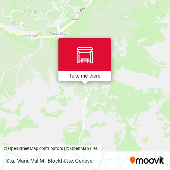 Sta. Maria Val M., Blockhütte map