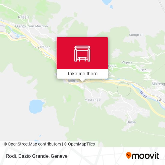 Rodi, Dazio Grande map