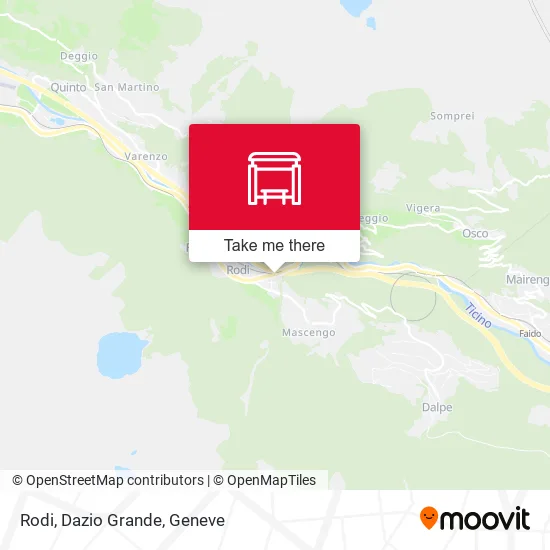 Rodi, Dazio Grande map