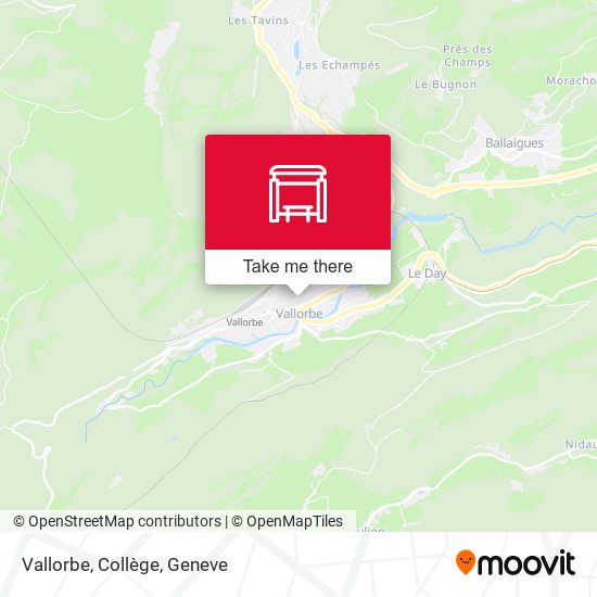 Vallorbe, Collège map