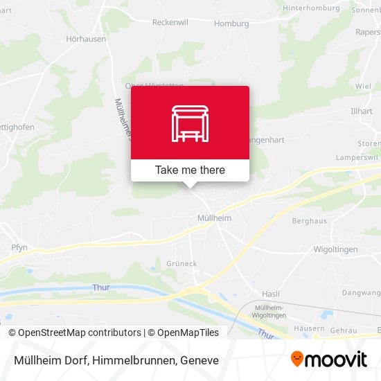 Müllheim Dorf, Himmelbrunnen map