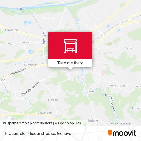 Frauenfeld, Fliederstrasse map