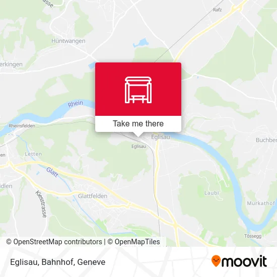 Eglisau, Bahnhof map