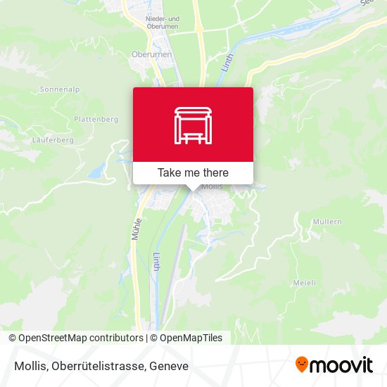 Mollis, Oberrütelistrasse map