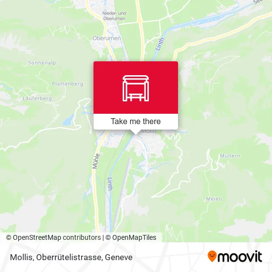 Mollis, Oberrütelistrasse map