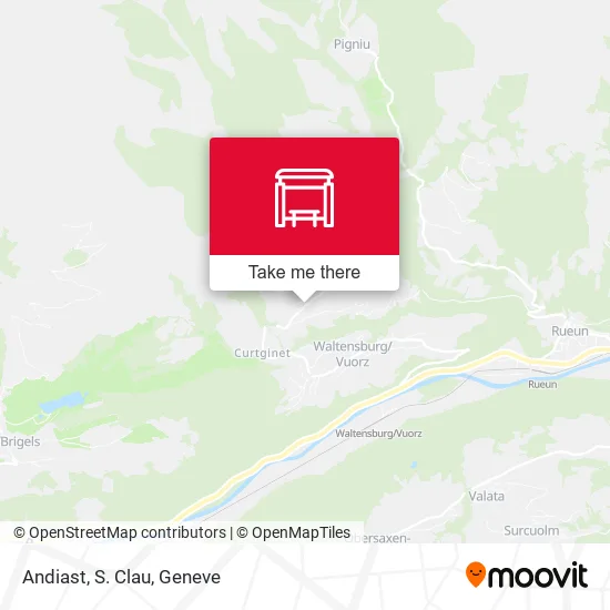 Andiast, S. Clau map
