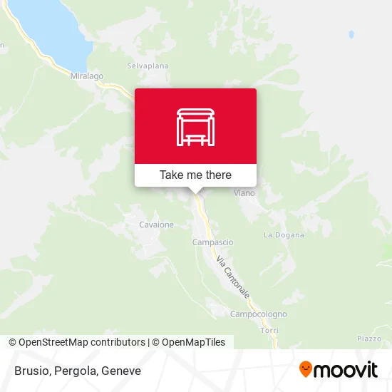 Brusio, Pergola map
