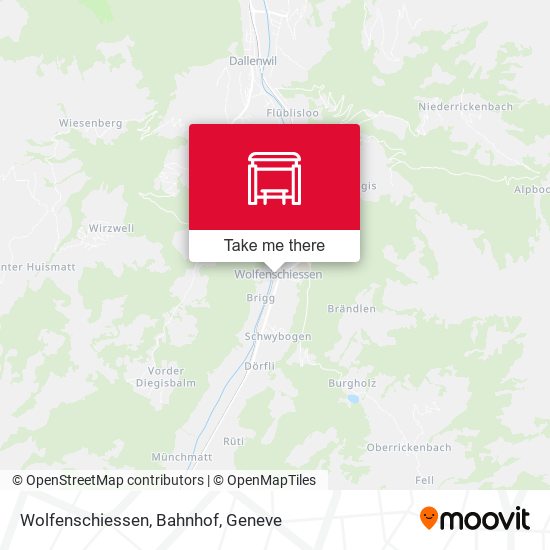 Wolfenschiessen, Bahnhof map