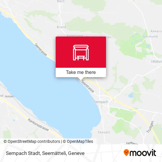 Sempach Stadt, Seemätteli map