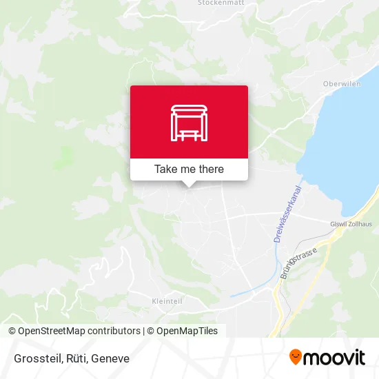 Grossteil, Rüti map