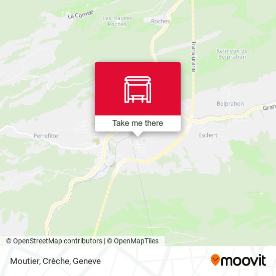 Moutier, Crèche map