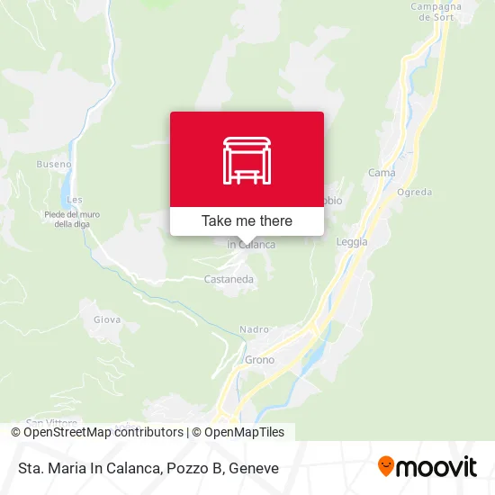 Sta. Maria In Calanca, Pozzo B map