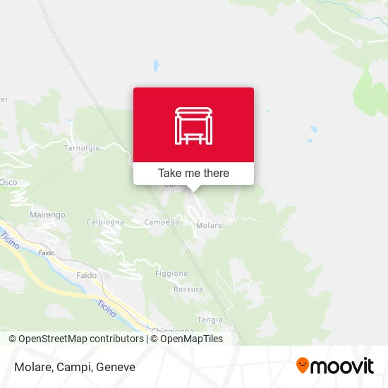 Molare, Campi map