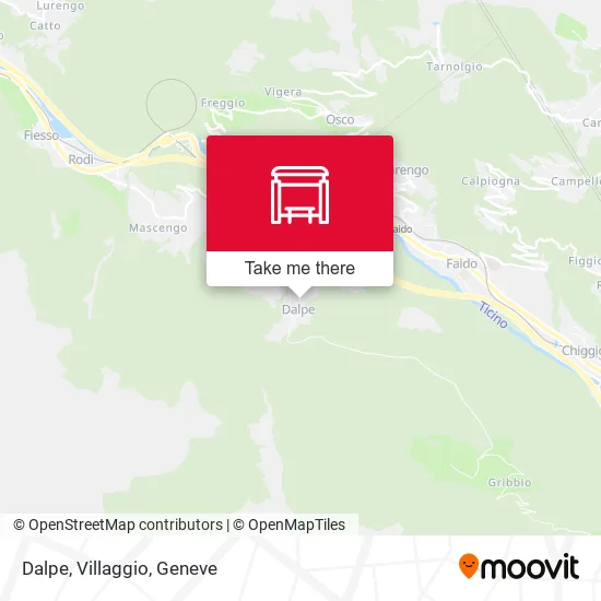Dalpe, Villaggio map