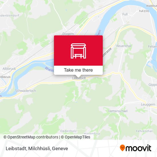 Leibstadt, Milchhüsli map